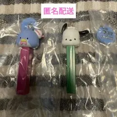 はぴだんぶい　ペッツ　ボールチェーンマスコット　タキシードサム　ポチャッコ