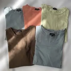 green label relaxing ５枚組　（半袖４枚　長袖１枚）150のサムネイル