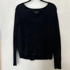 BANANA REPUBLIC ブラック Vネックニット XS