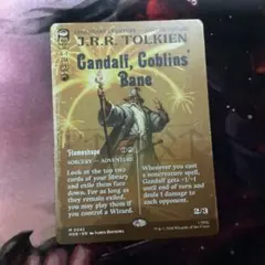 MTG ゴブリンの災い、ガンダルフ ホビット 英語版サージfoil 1枚