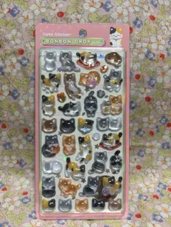 正規品クーリアBONBON DROP ボンボンドロップシール和柄新作 和猫