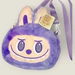 キッズ　ラブブ　柔らか　ショルダーバッグ　パープル　新品　即日発送