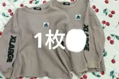 XLARGE ワッフル素材 長袖カットソー ベージュ