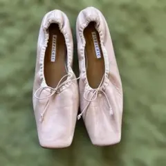PIPPICHIC ピンクベージュ　バレエシューズ 38