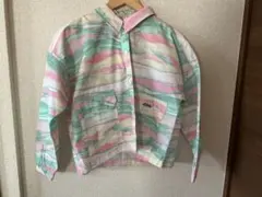 adidas カジュアルジャケット ピンク 緑 マーブルのサムネイル