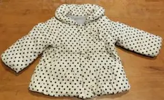 BREEZE ドット柄 中綿コート 95cm