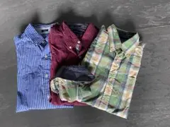 トミー&アメリカンイーグルメンズ 長袖シャツ 3枚セット まとめ売りのサムネイル