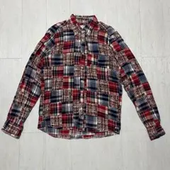 BEAMS LIGHTS ビームス ライツ パッチワーク リメイク ネル シャツ