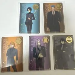 刀剣乱舞　大本丸博　 祝装箔押しクリアカード　vol.6　5枚セット