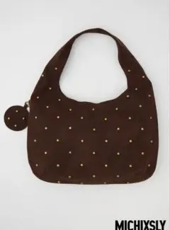 【完売品】MICHIXSLY STUDS バッグ BRNのサムネイル