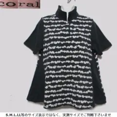 m22977・値下★coral★チュニック綿100とても可愛い象さんのボーダーのサムネイル