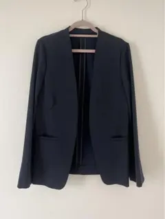 White joola ノーカラージャケット ネイビー 7Rのサムネイル