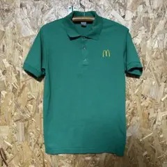 マクドナルド 制服 ユニフォーム グリーン S 海外 ギルダン GILDAN