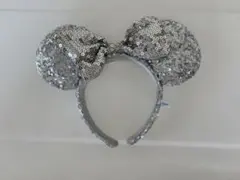 Disneyミニースパンコールカチューシャ シルバー