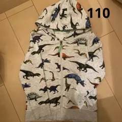 H&M 恐竜　フード付きトップス　110 115 120