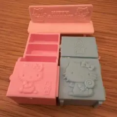 ハローキティ サンリオおまけ　収納ボックス　昭和レトロ
