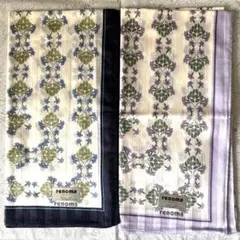 【匿名配送】レノマ　renoma ハンカチ　大判　2枚セット　53cm