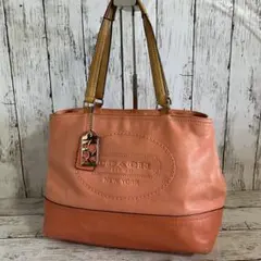 COACH コーチ　トートバッグ　ピンク系　19391