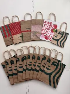 Starbucks スタバ ショップ袋 紙袋 まとめ売りのサムネイル