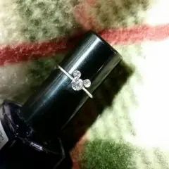 《取り消し処分❗》ミッキー　ラインストーン　指輪