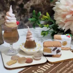 3色ソフトクリーム　スイーツセット
