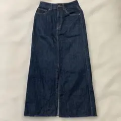 GU デニムロングスカート