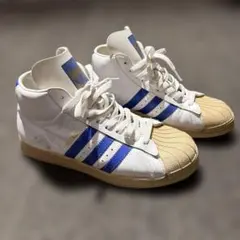 adidas スニーカー ホワイト/ブルー
