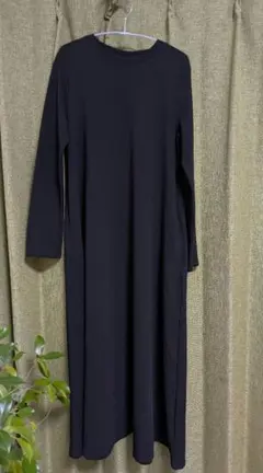 coca　エンボス加工Aラインフレアワンピース