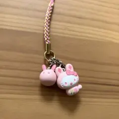 【ご当地キティ】京都限定 ハローキティ　ストラップ うさぎ