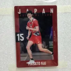 バレーボール男子日本代表 ウエハース カード 甲斐優斗選手