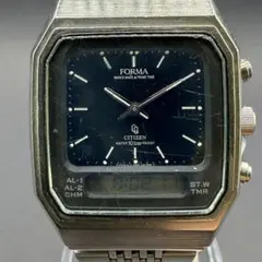 CITIZEN シチズン FORMA フォルマ アナデジ 8952 紺 W156