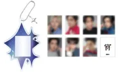 ENHYPEN 宵　セルフィー・ミニフォトカード付セット アクリルキーホルダー