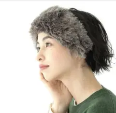 cableami ×beamsboy ファーヘアバンド