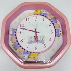 【廃盤品】ハローキティ からくり壁掛け時計 サンリオ キティちゃん