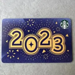 ［未削り］スターバックスカード　日本　希少　限定　新年