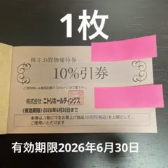 ニトリホールディングス 10%割引券