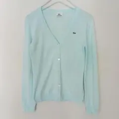 LACOSTE Vネック 長袖 カーディガン Ｍサイズのサムネイル