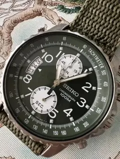 セイコー　SEIKO☆クロノグラフ☆クオーツ☆ミリタリー時計☆7T94-0AH0 2025年最新】セイコー 7t94の人気アイテム - メルカリ