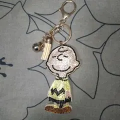 【SNOOPY】ピーナッツ　チャーリーブラウン キーリング