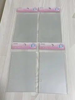 mering A7 透明シール台紙 ハード 10枚入り 4つセット