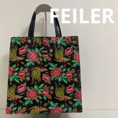 美品　FEILER フェイラー　花柄 トートバック