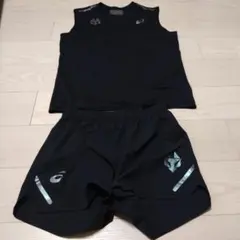 アシックス トラックエリート セットアップ M 黒