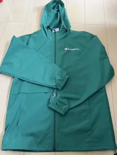 Champion グリーン ナイロンジャケット
