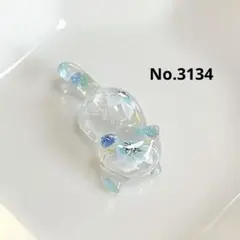 No.3429/じゃれ猫 花柄 ハンドメイド パーツ チャーム - メルカリ
