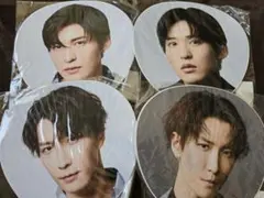 渡辺翔太目黒蓮SnowMan アイドルうちわ 4枚セット