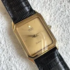 新品電池 稼働 SEIKO ドルチェ タングステン 1220-5110 QZ - メルカリ