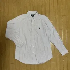 90s/Ralph Lauren/ラルフローレン/ロゴ/ストライプ/シャツ/長袖
