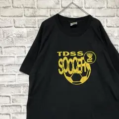 USA製90sヴィンテージTシャツ！シングルステッチ　ブラック半袖古着XL 21