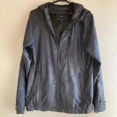 GAPフード付きポリエステルジャケット　ダークブルー