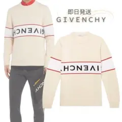 GIVENCHY コットン ニット メンズ ホワイト リバースロゴのサムネイル